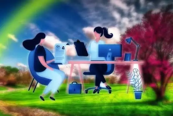 Inicio de una entrevista laboral