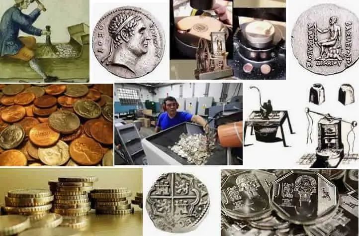 La acuñación de las monedas y su minuciosa revisión